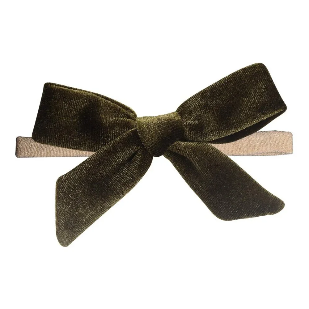 15 Pack Solid Velvet Bow Super Stretchy Nylon Headbands Hairbands Accessories fo